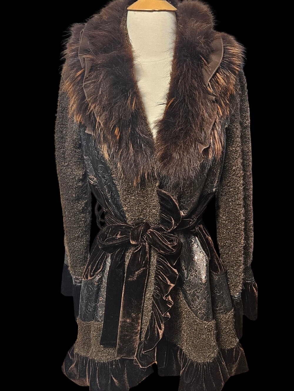 Fantasia Fur Coat Jacket M